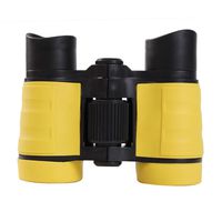 Per Children Shock Proof Telescope Binoculars with Rubber Grip for Kids Toddlers Learning Hiking Traveling Observing Birds Animals-Yellow