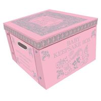 Pink My Baby Keepsake Box A Lifetime Of Memories Large Collapsible Storage Box