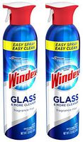 Windex Glass and More Cleaner No Fragrance 13.8 Ounces 2 Pack