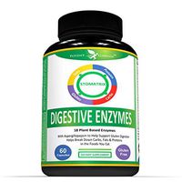 Stomatrix Health Digestive Enzymes Plus Probiotics & Prebiotics - Natural Support for Better Digestion & Lactose Absorption - for Bloating & Constipation + Gas Relief – 60 Gluten Free Capsules
