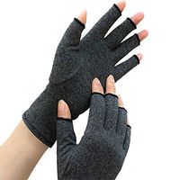 Arthritis Compression Gloves, One Fingerless Pair Relieve Pain of Rheumatoid and Osteoarthritis. Alleviate Symptoms of Carpal Tunnel Tendinitis and RSI for Everyday Use for Men & Women (Small)