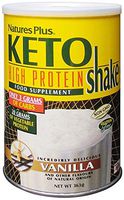NaturesPlus KETOSlim Vanilla Shake - .80 lbs, Vegetarian Protein Powder - Low Carb Plant-Based Meal Replacement - for Keto, Low Glycemic & Diabetic Lifestyles - Gluten-Free - 11 Servings