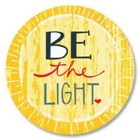Be The Light! Every Day Envelope Seals - Set of 144 1-1/2" diameter Self-Adhesive, Flat-Sheet Every Day sticker Seals