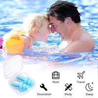 4 Pairs of Soft Silicone Earplugs Comfortable & Reusable Offering Noise Reduction