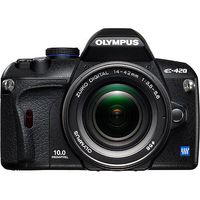 Olympus E-420 Black SLR Digital Camera with 14-42mm Zoom Lens & 2.7" LCD