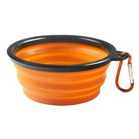 KABB Travel Collapsible Dog Bowl, Portable Foldable Expandable Cup Dish for Pet Dog Cat Food Water On Camping, Hiking Feeding Free Carabiner