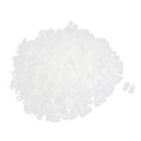 Uxcell Nylon R Type Cord Tie Organizer Cable Clamp, 1000Pcs, 8.4mm, White