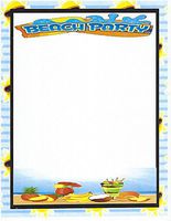 Beach Party Stationery Printer Paper 26 Sheets