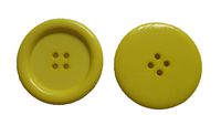 Lyracces Wholesale Lots 7pcs Extra Large Big Sewing Fasteners Flatback Resin Buttons 50mm 1.97 Inches (Yellow)