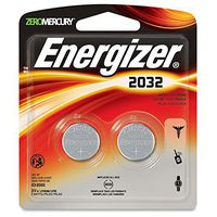 Watch/Electronic/Specialty Battery, 2032, 3V, 2/Pack