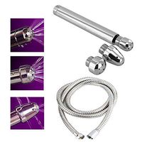 3 Heads Aluminum Enema Shower Cleaner with 150cm Stainless Steel Handheld Shower Hose,Anal Colonic Douche System Douche Anal Enema Bidet Cleaning Kit Wash Cleansing Tool Gift