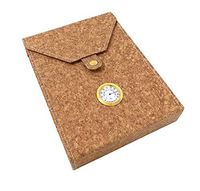 Cedar Wood Cigar Storage Case Box with Humidor Humidifier Hygrometer for Cigar Accessories (Yellow)