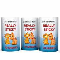 SuperiorMaker Lint Roller Refill, Really Sticky Sheets for Pet Hair and Lint Removal from Clothes and Furniture, 70 Sheets/Roll, 3 Count, 210 Sheets Total Fits All Standard Size Lint Rollers