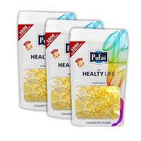 Pufai Disposable Cigarette Filter Regular Type Compatible 8 mm 3000 Pieces 3 Packs