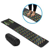 Enshey Foot Massage Mat Walk Reflexology Massager Acupoint Mat Acupressure Mat for Pain Foot Ache Relieve Nerve Relaxes Muscle Massage at Home and Office(68.9"*13.8")