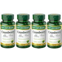 Nature's Bounty Cranberry Fruit 4200 mg, Plus Vitamin C Softgels, 120 ea (Pack of 4)