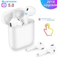 True Wireless Earphones Bluetooth Headphones Cordless Earbuds Mini Earphones Sports Headsets for iPhone Xs Max/XS/XR/X/8/7//6s for Galaxy Samsung S10/S9 Plus/S8/S8/S7/S7 iOS
