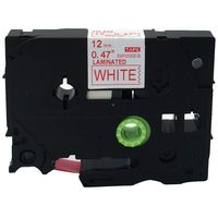 Red on White Label Tape Compatible for Brother TZ 232 TZe 232 P-Touch 26.2ft 12mmx8m