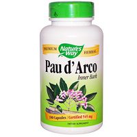 Natures Way Pau d'Arco, Certified 545 mg, Capsules