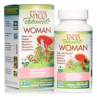 Host Defense, MycoBotanicals Woman, Supporting Women's Health, Daily Mushrooms and Herb Supplement with Turkey Tail and Maitake, Vegan, Organic, 60 Capsules (30 Servings)