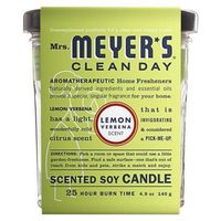 Mrs. Meyers Soy Candle Jr. Lemon Verbena 4.9 oz. (Pack of 6)