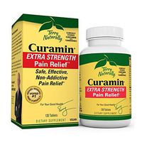 Terry Naturally Curamin Extra Strength (2 Pack) - 120 Vegan Tablets - Non-Addictive Pain Relief Supplement with Curcumin, Boswellia & DLPA - Non-GMO, Gluten-Free - 80 Total Servings