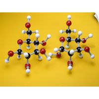 CANVAS ON DEMAND Glucose Isomer Models Wall Decal, 60"x45"