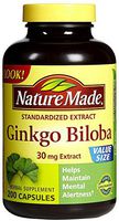 Nature Made Ginkgo Biloba 30 mg Caps, 200 ct