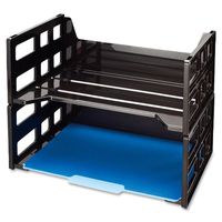 Officemate Recycled High Capacity Letter Tray, Set of 2 (26056)