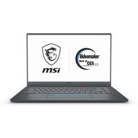 MSI PS63 Modern-091 15.6" Ultra Portable Creative Laptop, Intel Core i7-8565U, GTX 1050Ti, 16GB, 1TB SSD, Win10P Grey w/ Blue Diamond Cut (Renewed)