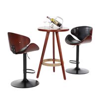 Fine Bar Stools,Bars Tools Swivel Stool Set of 2 Height Adjustable Bar Chairs with Back PU Leather Swivel Bar Stool Kitchen Counter Stools Dining Chairs (C)