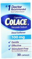 Colace 100mg, 30-count Boxes (Pack of 2)