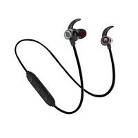 Wireless Bluetooth Headphones, Ipx5 Waterproof Wireless Earbuds, Cvc6.0 Noise Canceling Headphones with Microphone, Suitable for Outdoor, Running, Gym -X5/Black