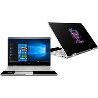 MightySkins Skin Compatible With HP Envy x360 Convertible 15" (2018) - Cat To The Bone | Protective, Durable, and Unique Vinyl Decal wrap cover | Easy To Apply, Remove | Made in the USA