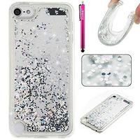 iPod Touch 5 Case, Firefish Thin Sparkle Flexible TPU Gel Silicone [Ultra Thin] [Scratch Resistances] Back Cover Shell for Apple iPod Touch 5 -Silver