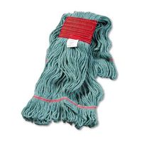 UNISAN 503GNEA Super Loop Wet Mop Head, Cotton/Synthetic, Large Size, Green