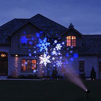 Vanthylit Christmas LED Snowflake Projector Light for Holiday Garden House Indoor or Outdoor