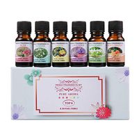 general3 Essential Oils Natural Aromatherapy Oils Set Choose Fragrance Aroma Flower 6Flavor 10ML/Box (as show)