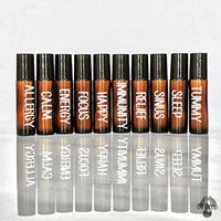 Set of 20 Roller Bottle Labels for Essential Oils