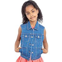 Fun and Function's Denim Weighted Vest for Children Small (Age 4-5) - Helps Kids with Sensory Issues, Autism, ADHD, Mood, Sensory Over Responding, Travel Issues - Gentle Compression, Weights Included