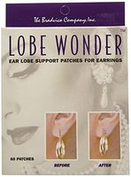 Lobe Wonder 300 Invisible Earring Ear-Lobe Support Patches - Provides Relief for Damaged, Streched Ear-Lobes and Helps Protect Healthy Ear Lobes Against Tearing