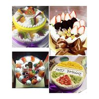 UPKOCH Cake Collar Roll 6cm Cellophane Paper Thicken Dessert Fondant Cake Candies Wrapping Decorating