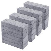 Nrpfell 24 Pack Pumice Stone for Cleaning, Pumice Scouring Pad, Toilet Bowl Ring Remover Pumice Stick Cleaner for Kitchen/Bath/Pool/Household Cleaning, 5.9 x 1.4 x 0.98 Inch