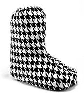 My Recovers Walking Boot Cover for Fracture Boot, Fashion Cover in Black White Houndstooth, Short Boot, Made in USA, Orthopedic Products Accessories (Extra Small)