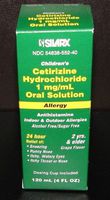 Silarx Childrens Cetirizine Liquid 1mg/ml Solution (Generic Zyrtec)
