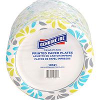 Genuine Joe Paper Plates, 7" (10321)
