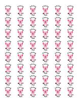 Special Pack 48 Thank You Pig Envelope Seals Labels Stickers 1.2" Round #CUAS