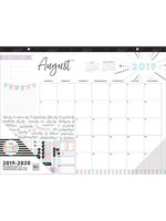 The Happy Planner Desk Calendar, August 2019 - July 2020, Pastel