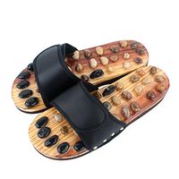 Heilsa Reflexology Sandals，Men's and women's Massage Slippers Shoes for Plantar Fasciitis, Deep Tissue, Shiatsu Acupressure Foot Massage, Stress Relief, Plantar Treatment