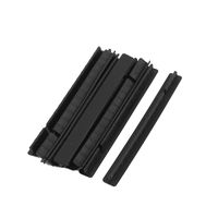 uxcell 10Pcs PCI Black Silicone Anti-dust Stopper/Plug For Protect Data Port Of PC